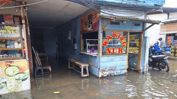 Banjir rob di Muara Angke, Jakarta Utara