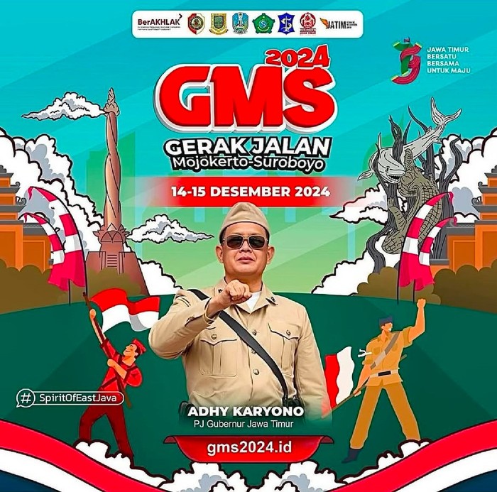 Gerak Jalan Mojokerto-Suroboyo.