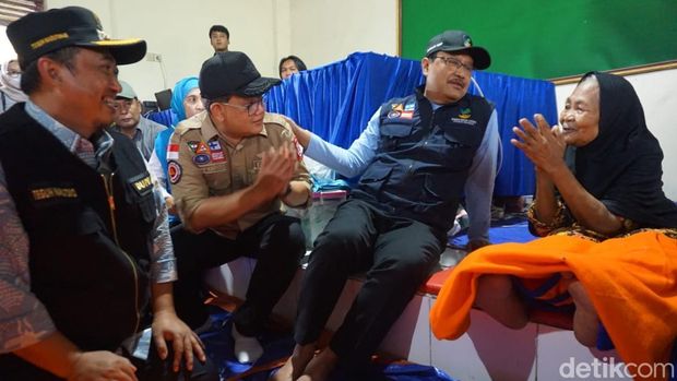 Gus Ipul tinjau banjir Jombang