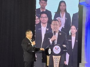 HUT Perindo, Hary Tanoe Bicara Perjuangan Prabowo dan Trump Jadi Presiden