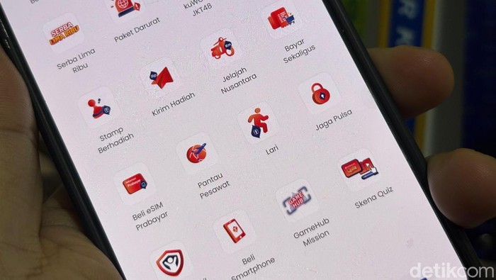 MyTelkomsel punya fitur lari yang tak hanya membantu progres lari pengguna tapi juga bisa klaim hadiah loh.