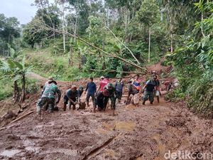 Longsor di Salem Brebes, Akses ke Desa Winduasri Mulai Terbuka