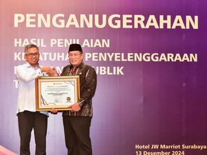 Pemkab Lamongan Raih Penghargaan Kepatuhan dari Ombudsman RI