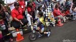 Potret Seru Balita Balapan Pushbike di HUT Transmedia