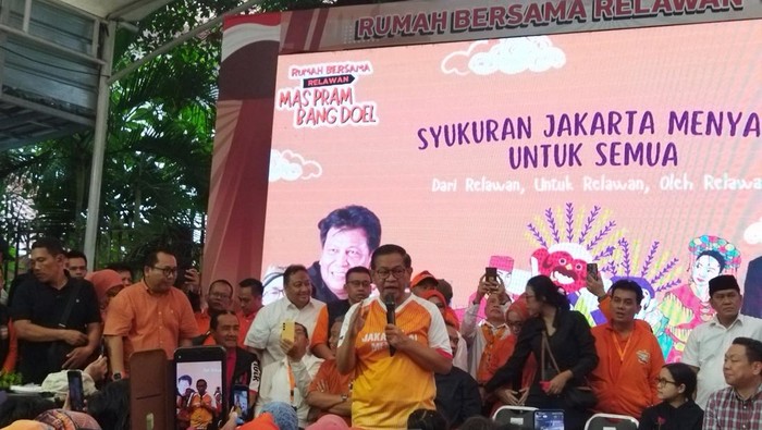 Pramono Anung di Acara Syukuran bersama Relawan