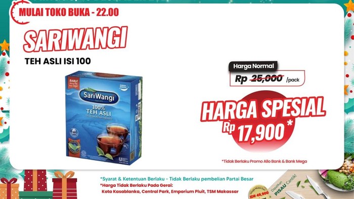 Teh Celup Diobral di Transmart Full Day Sale, Harganya Jadi Segini