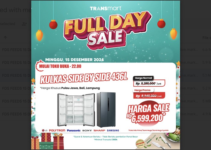 Transmart Full Day Sale