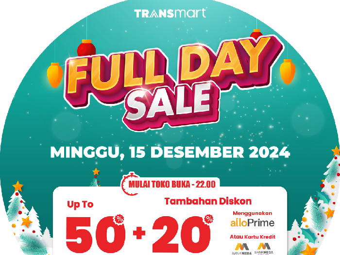 Transmart Full Day Sale 15 Desember 2024