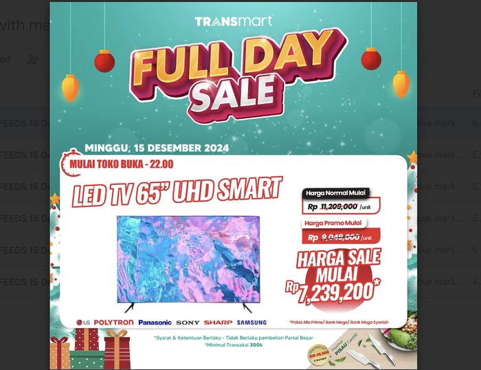 Transmart Full Day Sale