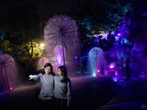 Wahana Hutan Cahaya Sambut Liburan Akhir Tahun di Bandung Barat