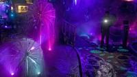 Dusun Bambu berkolaborasi dengan We.Outbound dan Sembilan Matahari menghadirkan wahana malam interaktif yang menggabungkan keindahan alam, teknologi serta seni. 