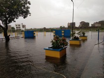 Waduk Tunggu Pampang Makassar Naik Status Awas, Air Sungai Rata dengan Waduk