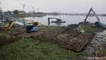 Lumpur dan Enceng Gondok Masih Ancam Waduk Pluit