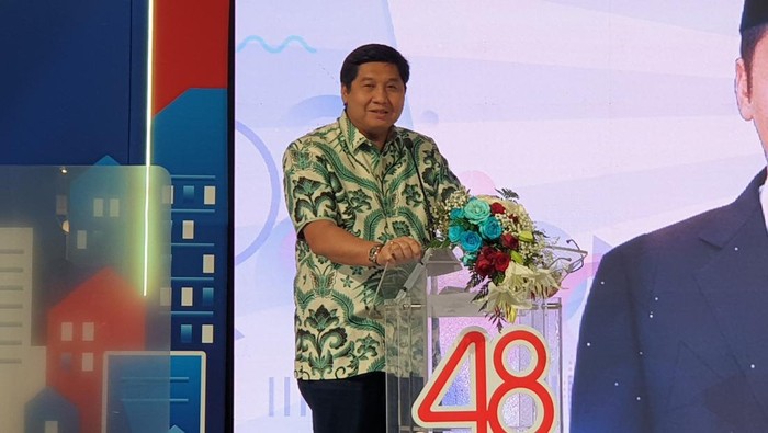 Menteri PKP Maruarar Sirait di BTN Property Expo, Mal Kota Kasablanka, Jakarta Selatan