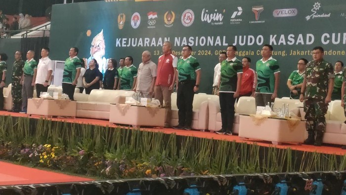 Penutupan Kejurnas Judo KASAD CUP 2024 (Dwi/detikcom)