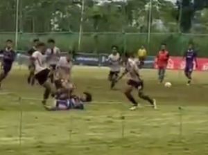 Viral Laga PSM U-20 Vs Persik U-20 Diwarnai Adu Pukul