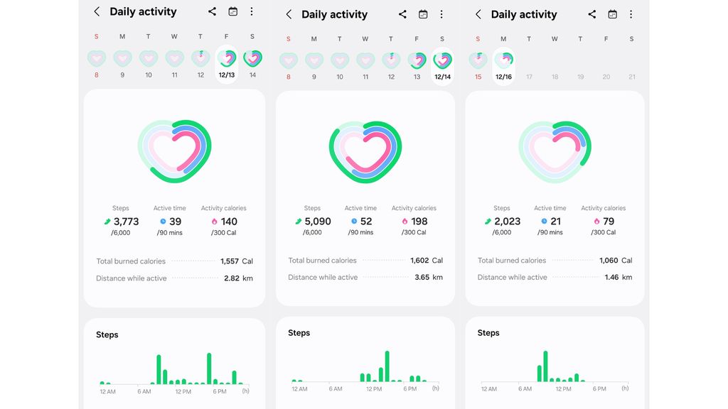 Aktivitas Harian Samsung Health