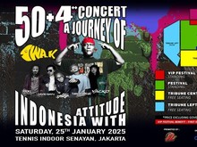 Nikmati Keseruan Nostalgia dan Kolaborasi Epik di Konser Iwa K 50+4++