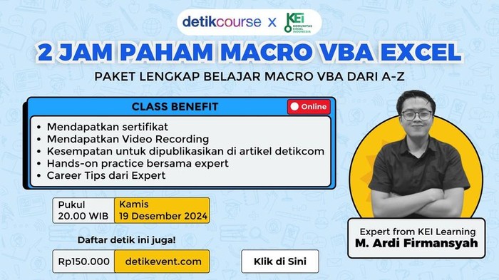 Kursus online Macro VBA Excel