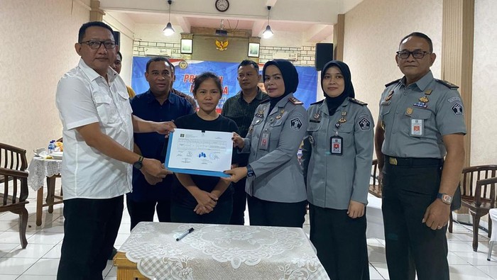 Mary Jane telah tiba di Lapas Perempuan Kelas IIA Jakarta (Dok Kemenko Kuham Imipas)