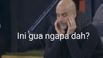 Meme Pep Guardiola Di-Bully Usai Man City Dikalahkan Man United
