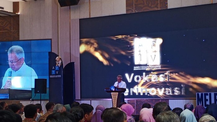 Mendiktisaintek, Satryo dalam acara Expo Vokasi