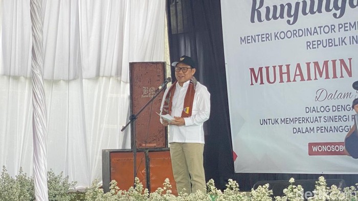 Menko Pemberdayaan Masyarakat Muhaimin Iskandar (Cak Imin), mengatakan potensi wisata bisa menjadi upaya menurunkan lagi angka kemiskinan di Wonosobo. (Devi P/detikcom)