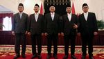 Momen Presiden Prabowo Lantik Pimpinan dan Dewas KPK