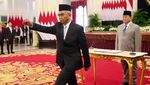 Momen Presiden Prabowo Lantik Pimpinan dan Dewas KPK