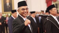 Pimpinan KPK yang dilantik hari ini adalah Setyo Budiyanto, Fitroh Rohcahyanto, Johanis Tanak, Agus Joko Pramono, dan Ibnu Basuki Widodo. Setyo Budiyanto terpilih sebagai ketua.
