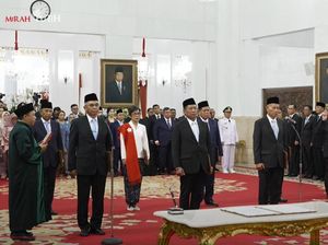 Dewas KPK 2024-2029 Ucapkan Sumpah di Hadapan Prabowo