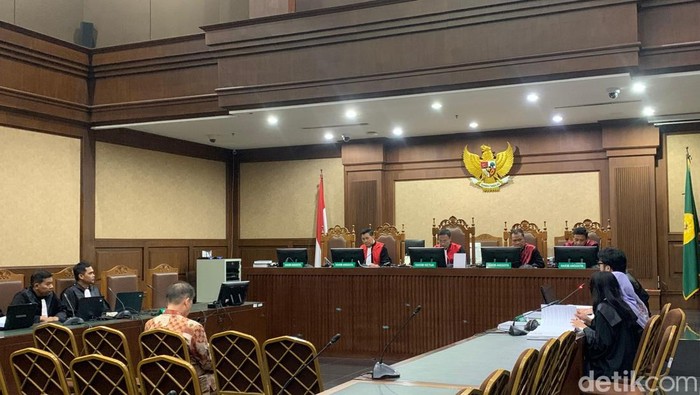 Sidang kasus dugaan korupsi Timah, Senin (16/12) (Mulia/detikcom).