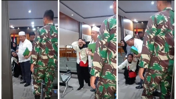 Sidang vonis mantan kades ancam warga dengan senpi, keluarga korban histeris.
