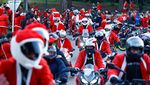 Sederet Aksi Unik Sinterklas di Dunia Ramaikan Perayaan Natal