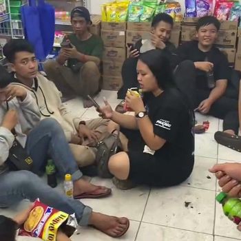Viral komunitas CB di Nganjuk makan-tidur serta mengotori minimarket di nganjuk