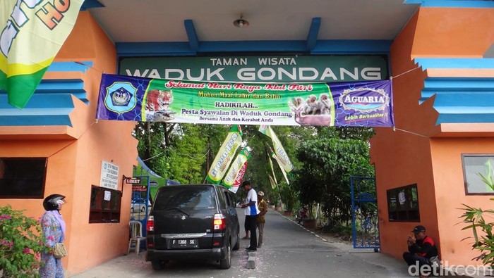 Waduk Gondang, salah satu destinasi wisata di Lamongan.