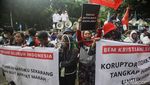 Aksi Massa Tuntut Harun Masiku Ditangkap