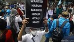 Aksi Massa Tuntut Harun Masiku Ditangkap