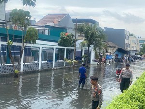 Banjir Rob di Muara Angke Kembali Meluap, Ketinggian Air Capai 60 Cm