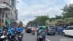 Jalan Ahmad Yani Macet Imbas Demo Buruh