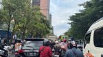 Jalan Ahmad Yani Macet Imbas Demo Buruh