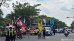 Jalan Ahmad Yani Macet Imbas Demo Buruh