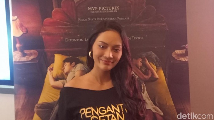 Erika Carlina saat ditemui di kawasan Jakarta.
