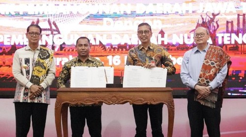 Kerja sama Bank NTT dan Bank Jatim.