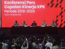 Potret KPK Paparkan Kinerja 5 Tahun