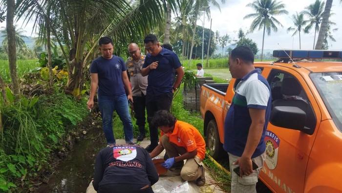 Mayat perempuan setengah bugil ditemukan di gubuk tengah sawah Malang