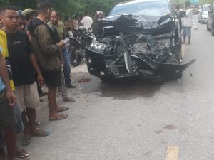 Pasutri Tewas Ditabrak Mobil Dinas Kajari TTS Sumantri