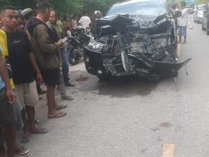 Pasutri Tewas Ditabrak Mobil Dinas Kajari TTS Sumantri