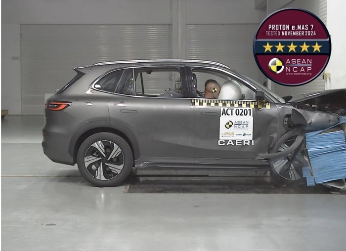 Mobil listrik Proton e.MAS 7 dapat rating 5 dari ASEAN NCAP