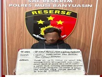 Sumur Minyak Ilegal di Keluang Muba Kembali Terbakar, Pemilik Ditangkap